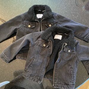 2 Zara black jean jackets